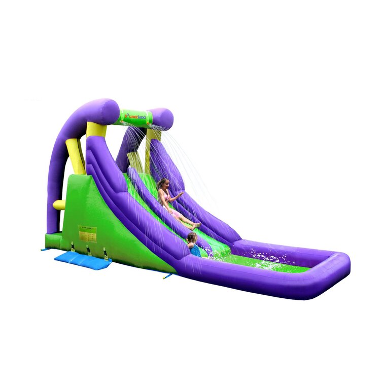 double the fun twin water slide